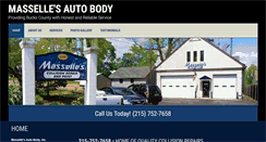 Desktop Screenshot of massellesautobody.com